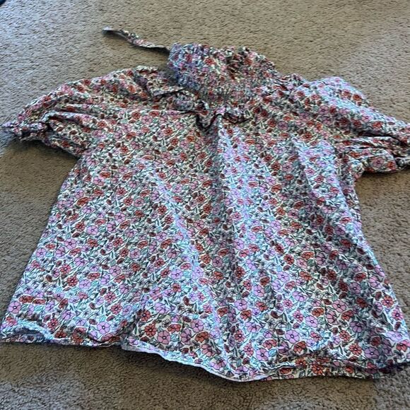 Zara floral blouse small - Picture 2 of 8